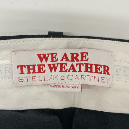 STELLA McCARTNEY ステラマッカートニー 【WE ARE THE WEATHER】ブラック サイドライン スラックスパンツ ボトムス 38