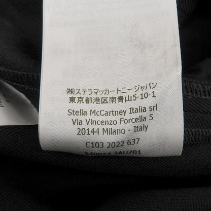 STELLA McCARTNEY ステラマッカートニー 美品 STELLA McCARTNEY ステラマッカートニー ツイルテーラリングパンツ ボトムス レディース 黒 ブラック 42 22年 ボトムス 42