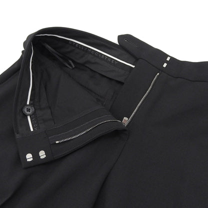 STELLA McCARTNEY ステラマッカートニー 美品 STELLA McCARTNEY ステラマッカートニー ツイルテーラリングパンツ ボトムス レディース 黒 ブラック 42 22年 ボトムス 42