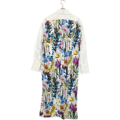 STELLA McCARTNEY ステラマッカートニー 22年 ﾎﾜｲ ﾌﾛｰﾗﾙ柄 長袖ｼｬﾂ 620031 トップス 36