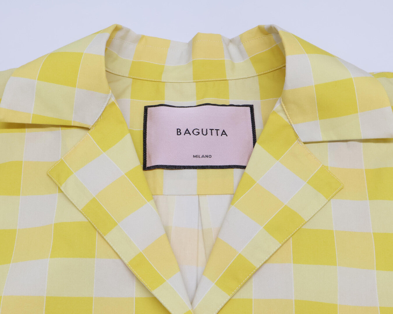 BAGUTTA バグッタ チェック柄 半袖シャツ トップス XS