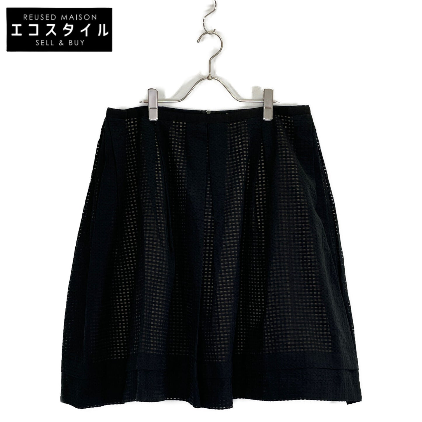 DAISY LIN デイジーリン ﾌﾞﾗｯｸ Washable Souffle ｽｶｰﾄ 06625 スカート 42