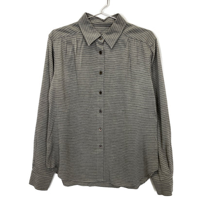 TAE ASHIDA タエアシダ ｸﾞﾚｰ ﾎﾞｰﾀﾞｰ ｼｬﾂ×ｽｶｰﾄ ｾｯﾄｱｯﾌﾟ スーツ セットアップ 11/F