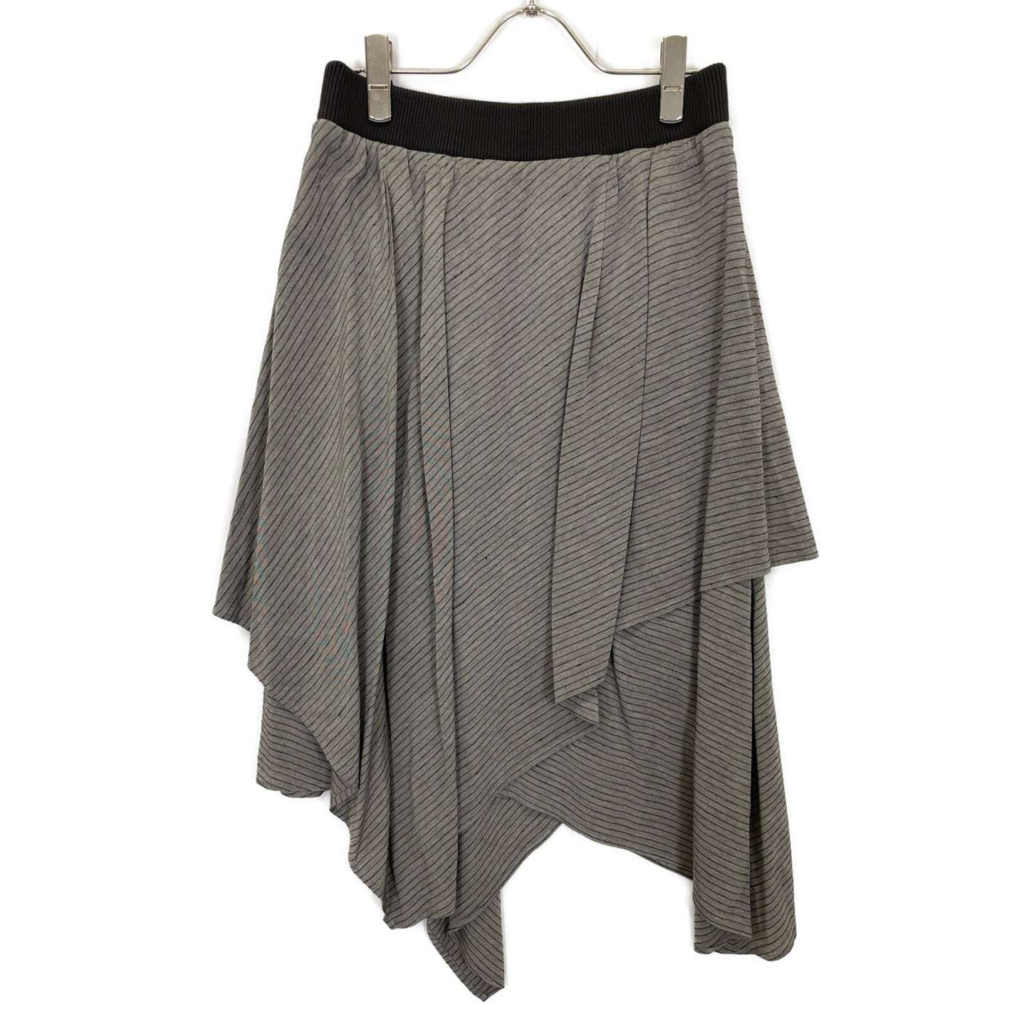 TAE ASHIDA タエアシダ ｸﾞﾚｰ ﾎﾞｰﾀﾞｰ ｼｬﾂ×ｽｶｰﾄ ｾｯﾄｱｯﾌﾟ スーツ セットアップ 11/F