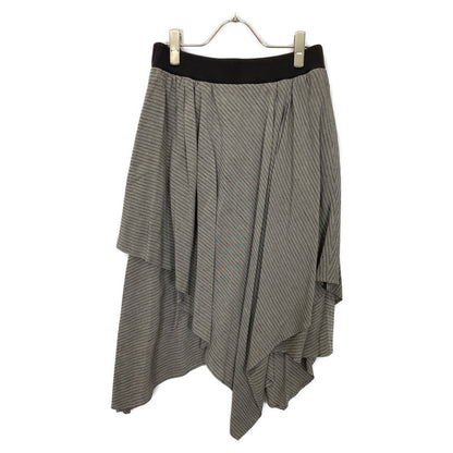 TAE ASHIDA タエアシダ ｸﾞﾚｰ ﾎﾞｰﾀﾞｰ ｼｬﾂ×ｽｶｰﾄ ｾｯﾄｱｯﾌﾟ スーツ セットアップ 11/F