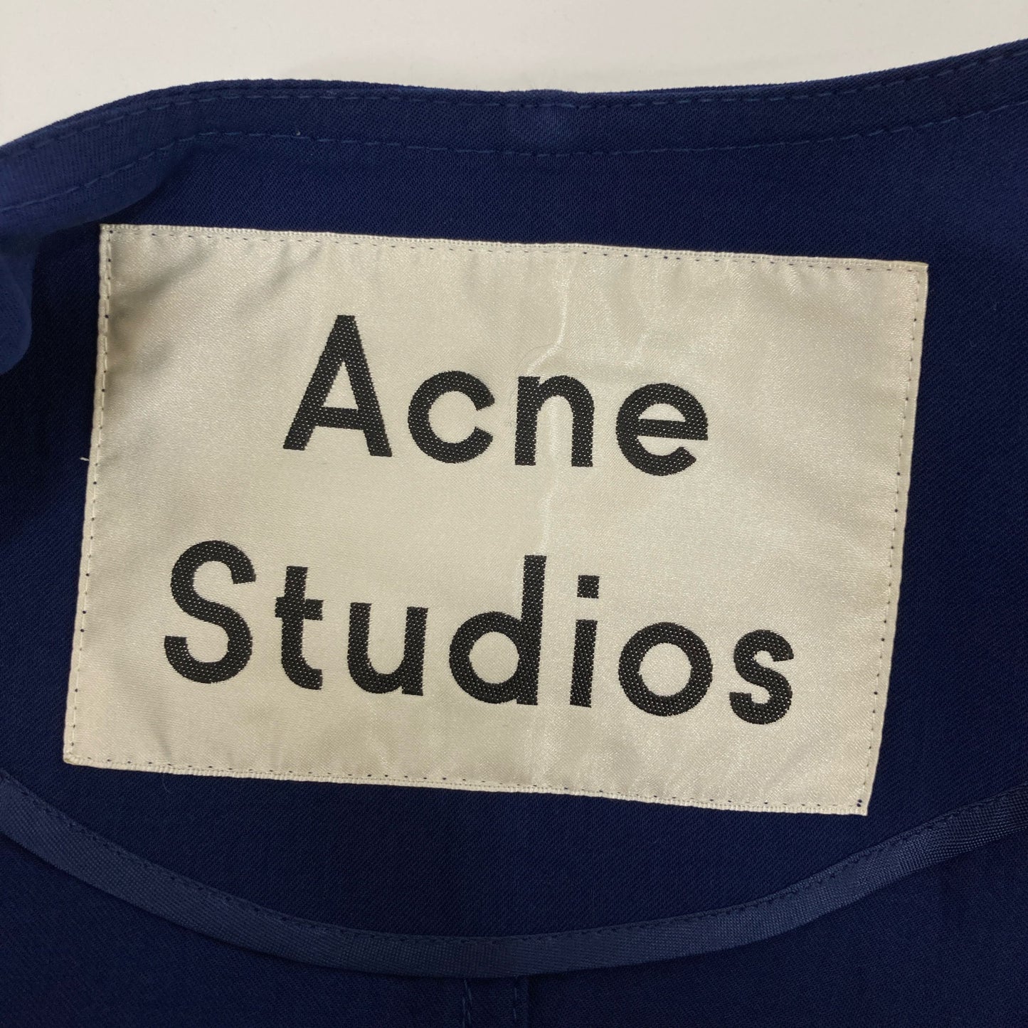 ACNE STUDIOS アクネ ストゥディオズ ネイビー スプリングトレンチコート コート 32