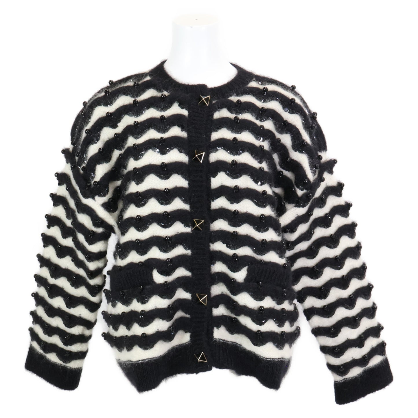 VALENTINO ヴァレンティノ 23AW 1B3KA04D7A1 装飾 ジャケット XS