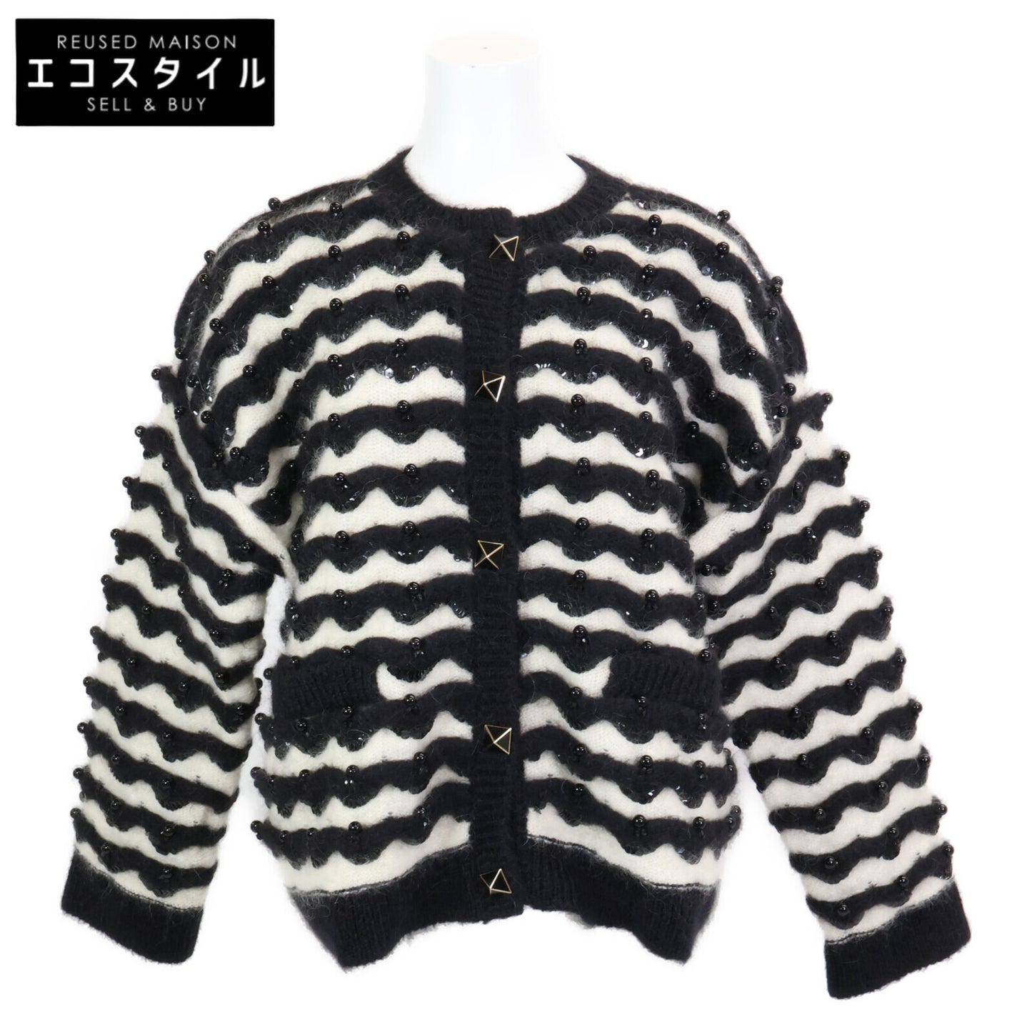 VALENTINO ヴァレンティノ 23AW 1B3KA04D7A1 装飾 ジャケット XS