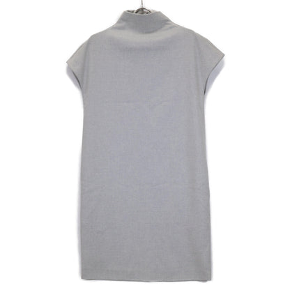 YOKOCHAN ヨーコチャン グレー YCD-314-128 モックネックワンピース ワンピース 38