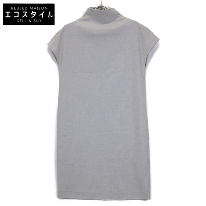 YOKOCHAN ヨーコチャン グレー YCD-314-128 モックネックワンピース ワンピース 38