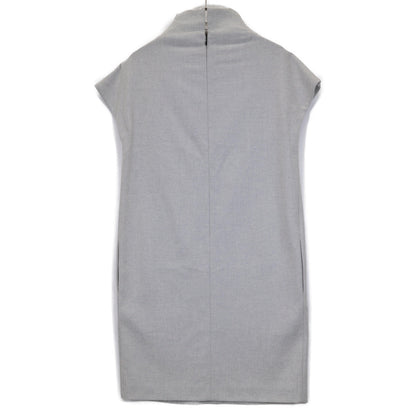 YOKOCHAN ヨーコチャン グレー YCD-314-128 モックネックワンピース ワンピース 38