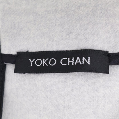 YOKOCHAN ヨーコチャン グレー YCD-314-128 モックネックワンピース ワンピース 38