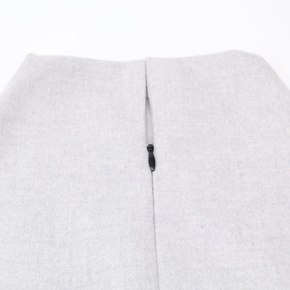 YOKOCHAN ヨーコチャン グレー YCD-314-128 モックネックワンピース ワンピース 38