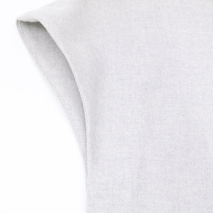 YOKOCHAN ヨーコチャン グレー YCD-314-128 モックネックワンピース ワンピース 38