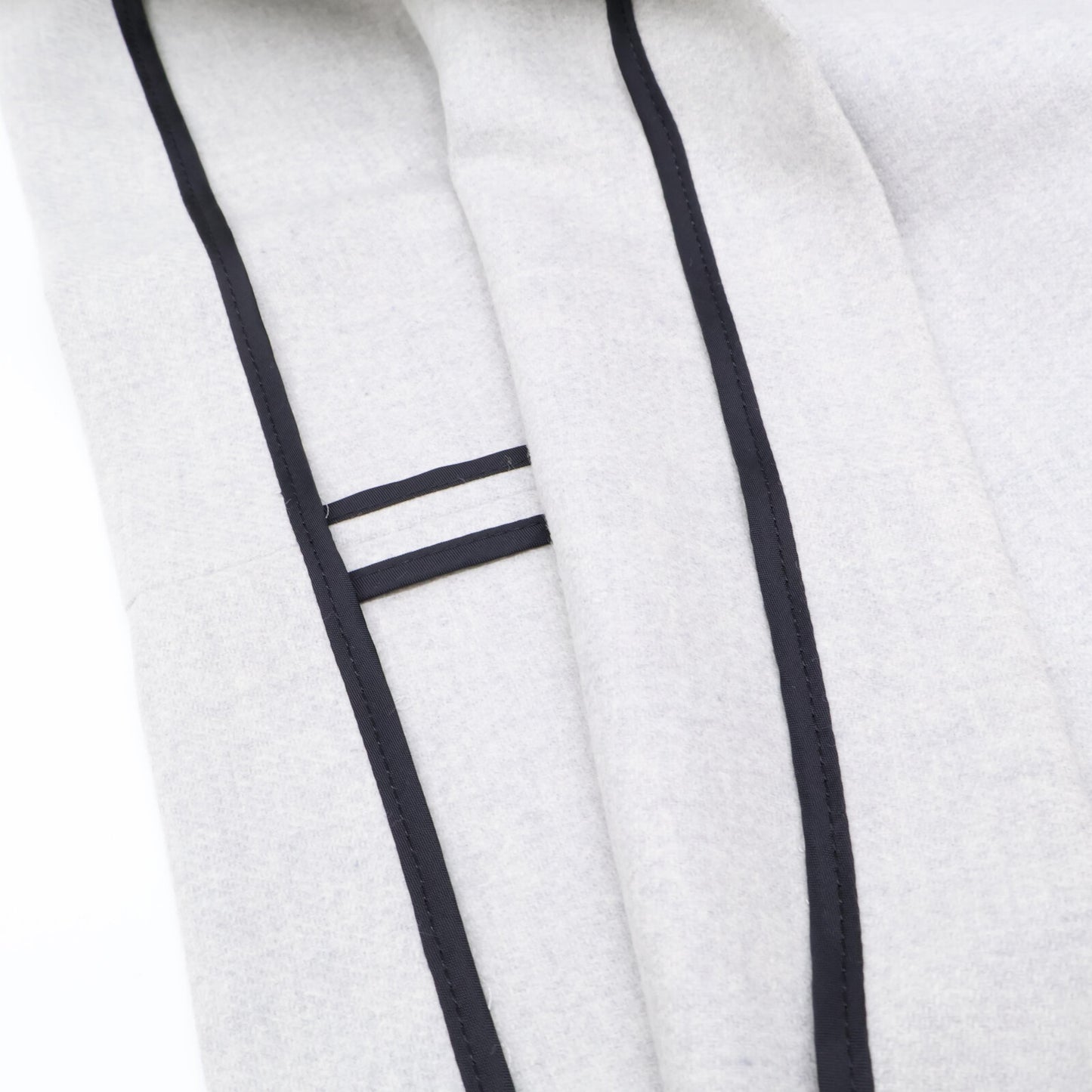 YOKOCHAN ヨーコチャン グレー YCD-314-128 モックネックワンピース ワンピース 38