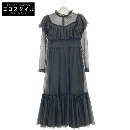 TSURU BY MARIKO OIKAWA ツルバイマリコオイカワ ﾌﾞﾗｯｸ DR-2230890 ﾚｰｽ ﾜﾝﾋﾟｰｽ ワンピース 表記なし