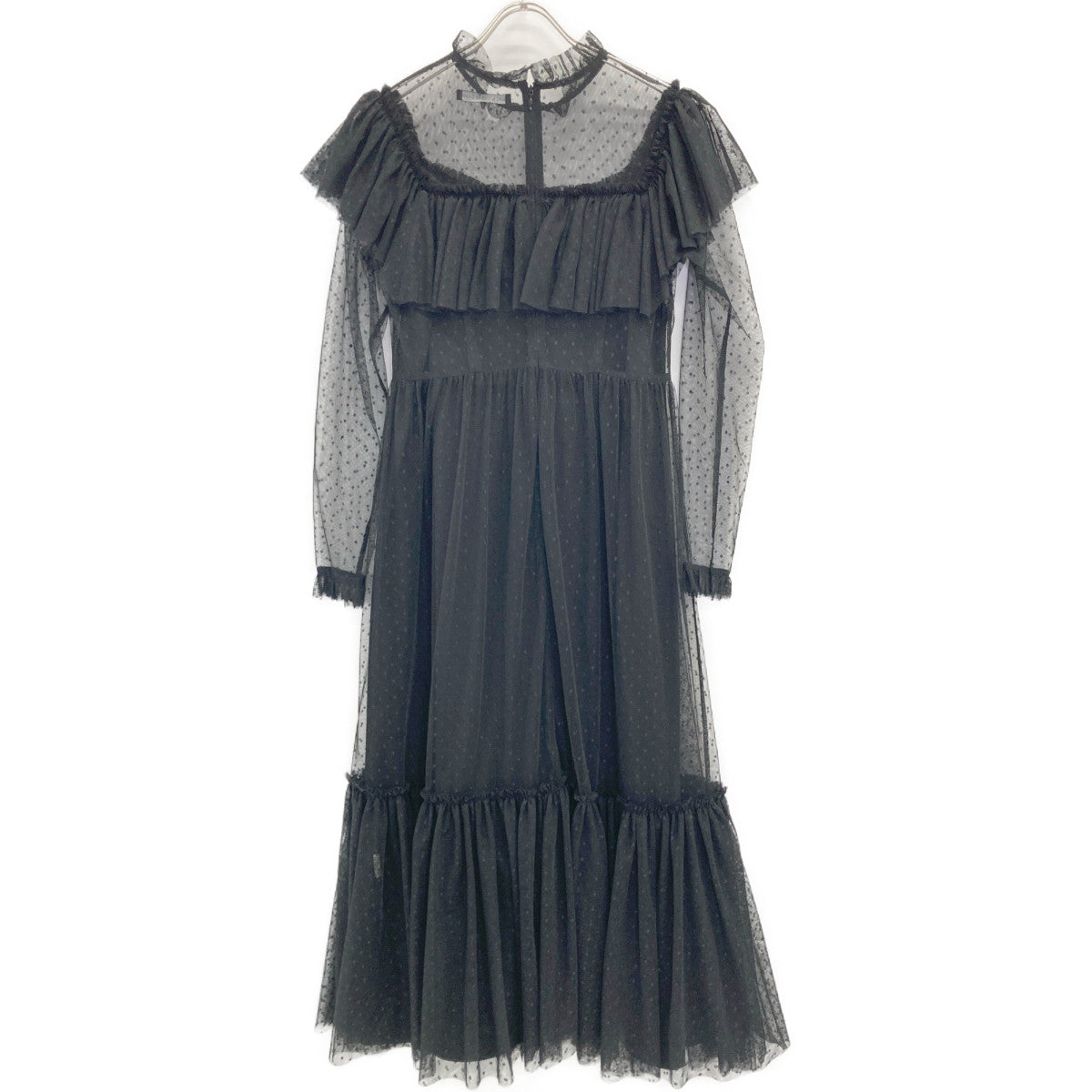 TSURU BY MARIKO OIKAWA ツルバイマリコオイカワ ﾌﾞﾗｯｸ DR-2230890 ﾚｰｽ ﾜﾝﾋﾟｰｽ ワンピース 表記なし