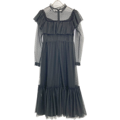 TSURU BY MARIKO OIKAWA ツルバイマリコオイカワ ﾌﾞﾗｯｸ DR-2230890 ﾚｰｽ ﾜﾝﾋﾟｰｽ ワンピース 表記なし