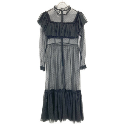 TSURU BY MARIKO OIKAWA ツルバイマリコオイカワ ﾌﾞﾗｯｸ DR-2230890 ﾚｰｽ ﾜﾝﾋﾟｰｽ ワンピース 表記なし