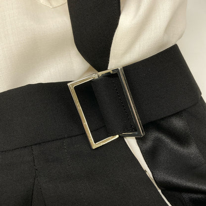 sacai サカイ ﾎﾜｲﾄ×ﾌﾞﾗｯｸ 22-06036 ﾄﾞｯｷﾝｸﾞﾄﾞﾚｽ ワンピース 2