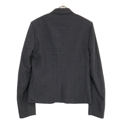 Dior HOMME ディオールオム ｸﾞﾚｰ 8H3170480746 ﾁｪｯｸ ｾｯﾄｱｯﾌﾟ ｴﾃﾞｨ期 スーツ セットアップ 44