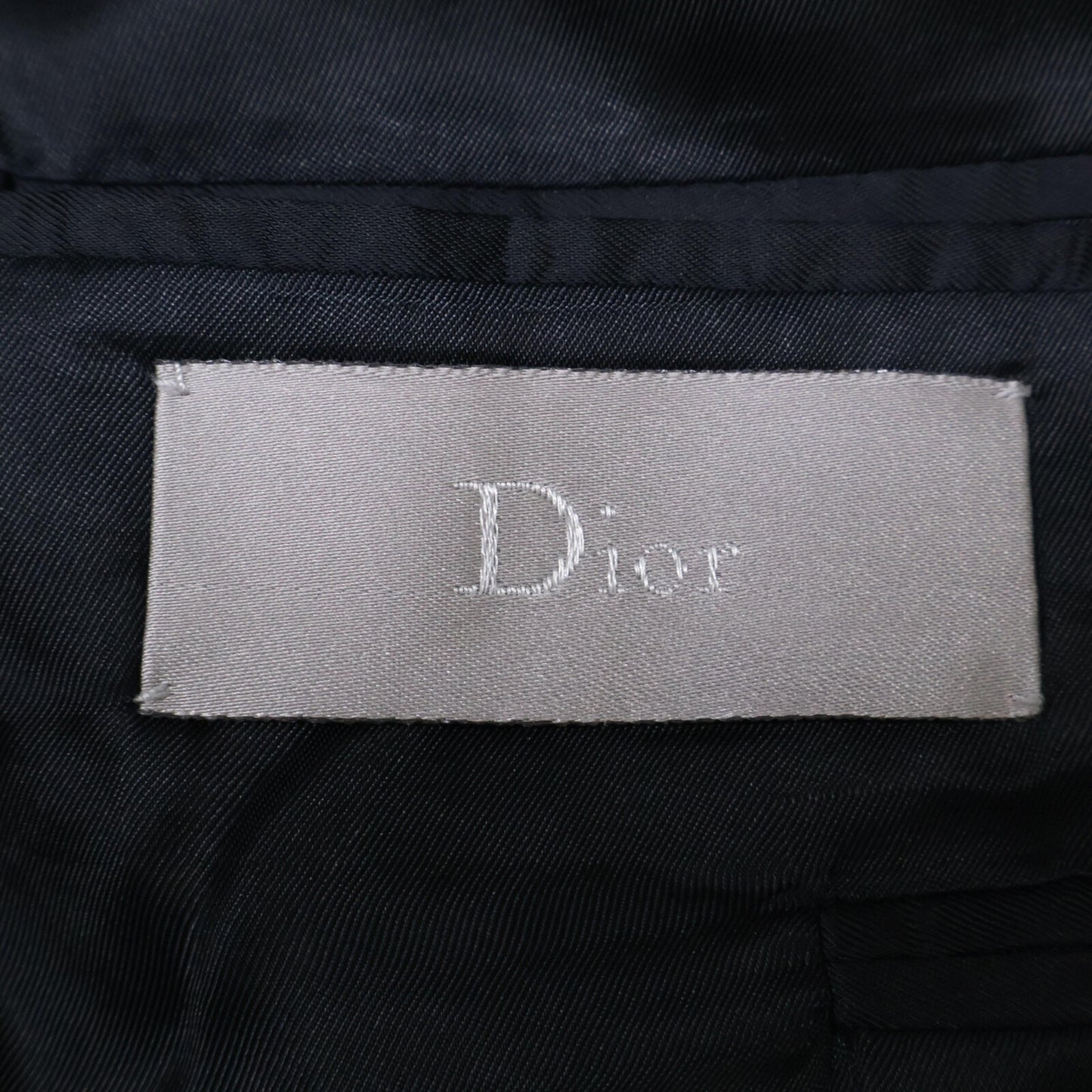 Dior HOMME ディオールオム ｸﾞﾚｰ 8H3170480746 ﾁｪｯｸ ｾｯﾄｱｯﾌﾟ ｴﾃﾞｨ期 スーツ セットアップ 44