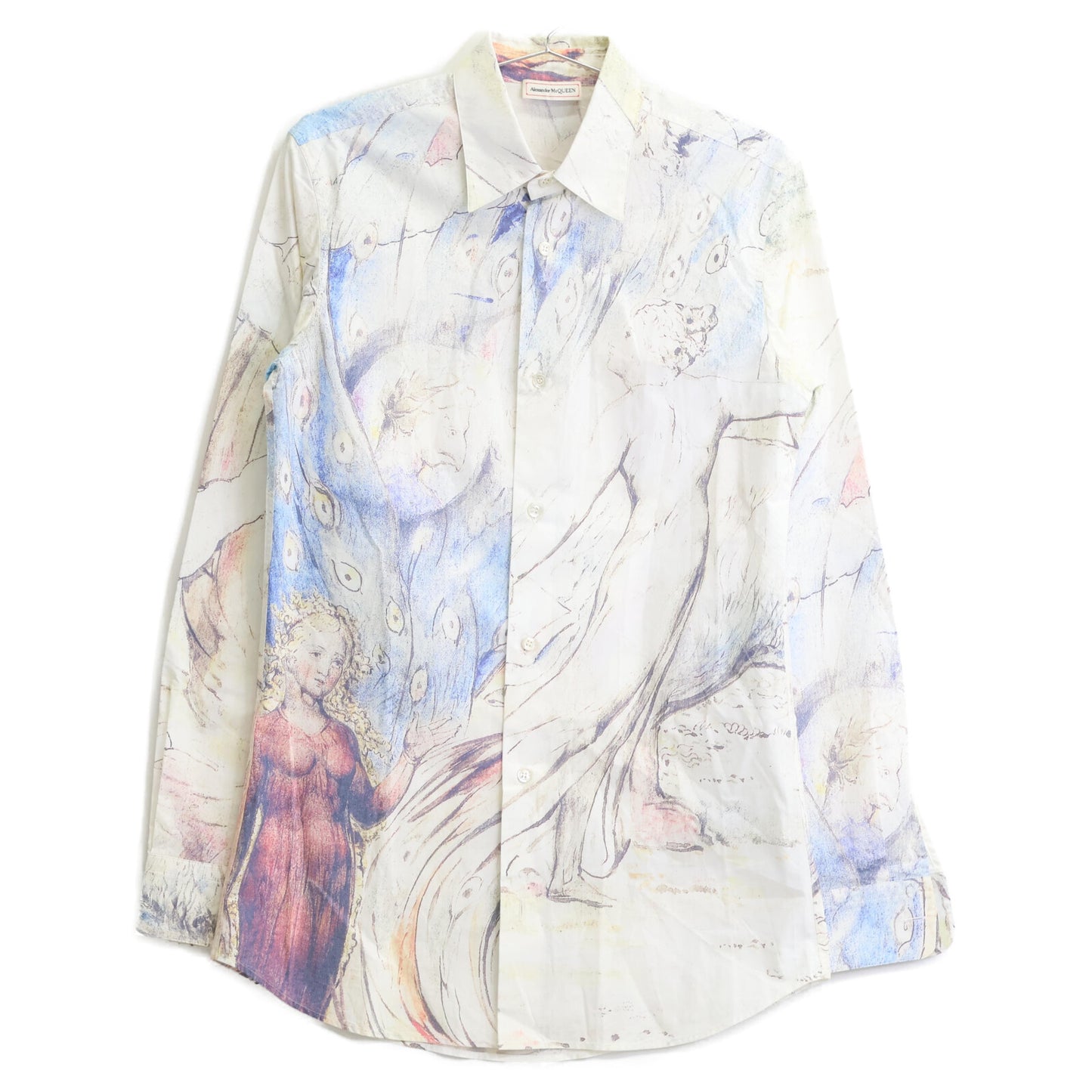 Alexander McQueen アレキサンダーマックイーン ホワイト 総柄シャツ 687530 トップス 14＋