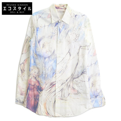 Alexander McQueen アレキサンダーマックイーン ホワイト 総柄シャツ 687530 トップス 14＋