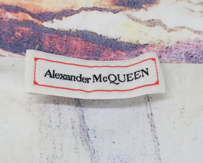 Alexander McQueen アレキサンダーマックイーン ホワイト 総柄シャツ 687530 トップス 14＋