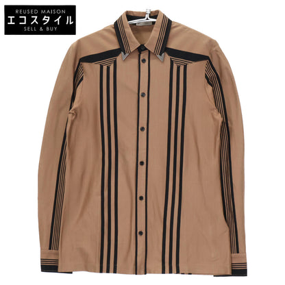 BOTTEGA VENETA ボッテガヴェネタ ﾌﾞﾗｳﾝ 50924 ｽﾄﾗｲﾌﾟ ｳｴｽﾀﾝｼｬﾂ トップス 46