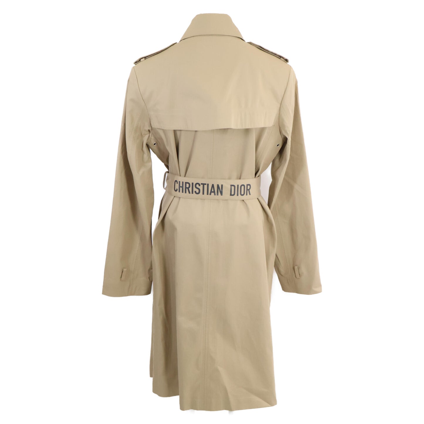 Christian Dior クリスチャンディオール 【美品/国内正規】857M83A3332 BEE刺繍 ロゴベルト トレンチ コート 38