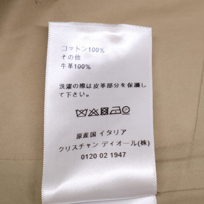 Christian Dior クリスチャンディオール 【美品/国内正規】857M83A3332 BEE刺繍 ロゴベルト トレンチ コート 38