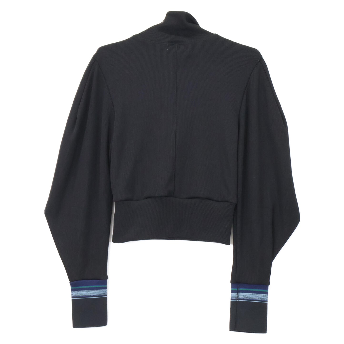 TOGA PULLA トーガプルラ ブラック Glossy rib pullover トップス 38