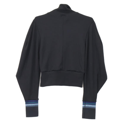 TOGA PULLA トーガプルラ ブラック Glossy rib pullover トップス 38