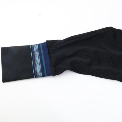 TOGA PULLA トーガプルラ ブラック Glossy rib pullover トップス 38