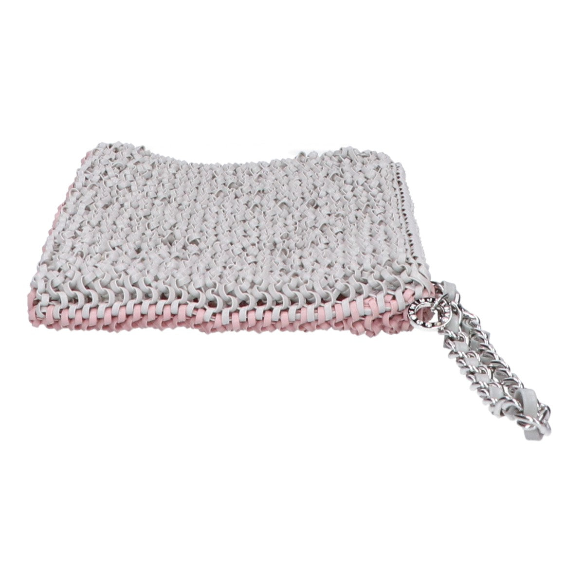 ANTEPRIMA アンテプリマ ﾋﾟﾝｸ×ｸﾞﾚｰ ﾜｲﾔｰ ｸﾗｯﾁﾊﾞｯｸﾞ セカンドバッグ クラッチバッグ