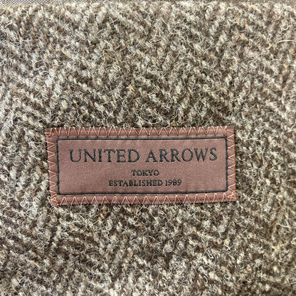 UNITED ARROWS ユナイテッドアローズ ﾌﾞﾗｳﾝ ｳｰﾙ ﾂｲｰﾄﾞ ﾀﾞﾌﾞﾙｺｰﾄ コート 50