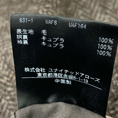 UNITED ARROWS ユナイテッドアローズ ﾌﾞﾗｳﾝ ｳｰﾙ ﾂｲｰﾄﾞ ﾀﾞﾌﾞﾙｺｰﾄ コート 50