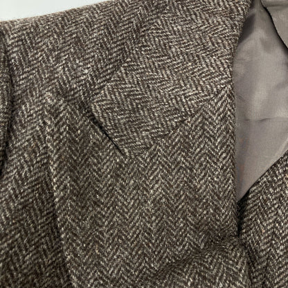 UNITED ARROWS ユナイテッドアローズ ﾌﾞﾗｳﾝ ｳｰﾙ ﾂｲｰﾄﾞ ﾀﾞﾌﾞﾙｺｰﾄ コート 50