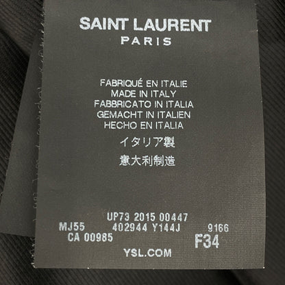 SAINT LAURENT PARIS サンローランパリ 15年製 402944 ﾊｳﾝﾄﾞﾄｩｰｽ ｽﾃﾝｶﾗｰｺｰﾄ コート 34