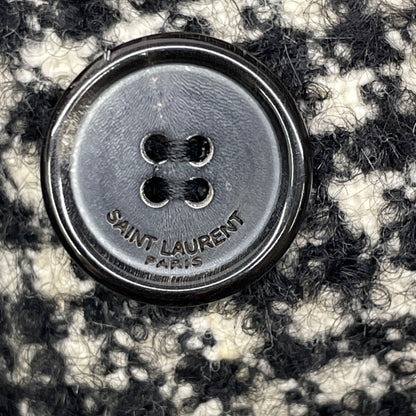 SAINT LAURENT PARIS サンローランパリ 15年製 402944 ﾊｳﾝﾄﾞﾄｩｰｽ ｽﾃﾝｶﾗｰｺｰﾄ コート 34