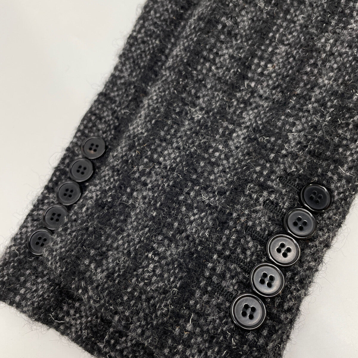 SAINT LAURENT PARIS サンローランパリ 15年製 394625 ﾓﾍｱ ﾃｰﾗｰﾄﾞｼﾞｬｹｯﾄ ジャケット 34