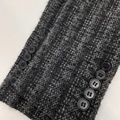 SAINT LAURENT PARIS サンローランパリ 15年製 394625 ﾓﾍｱ ﾃｰﾗｰﾄﾞｼﾞｬｹｯﾄ ジャケット 34