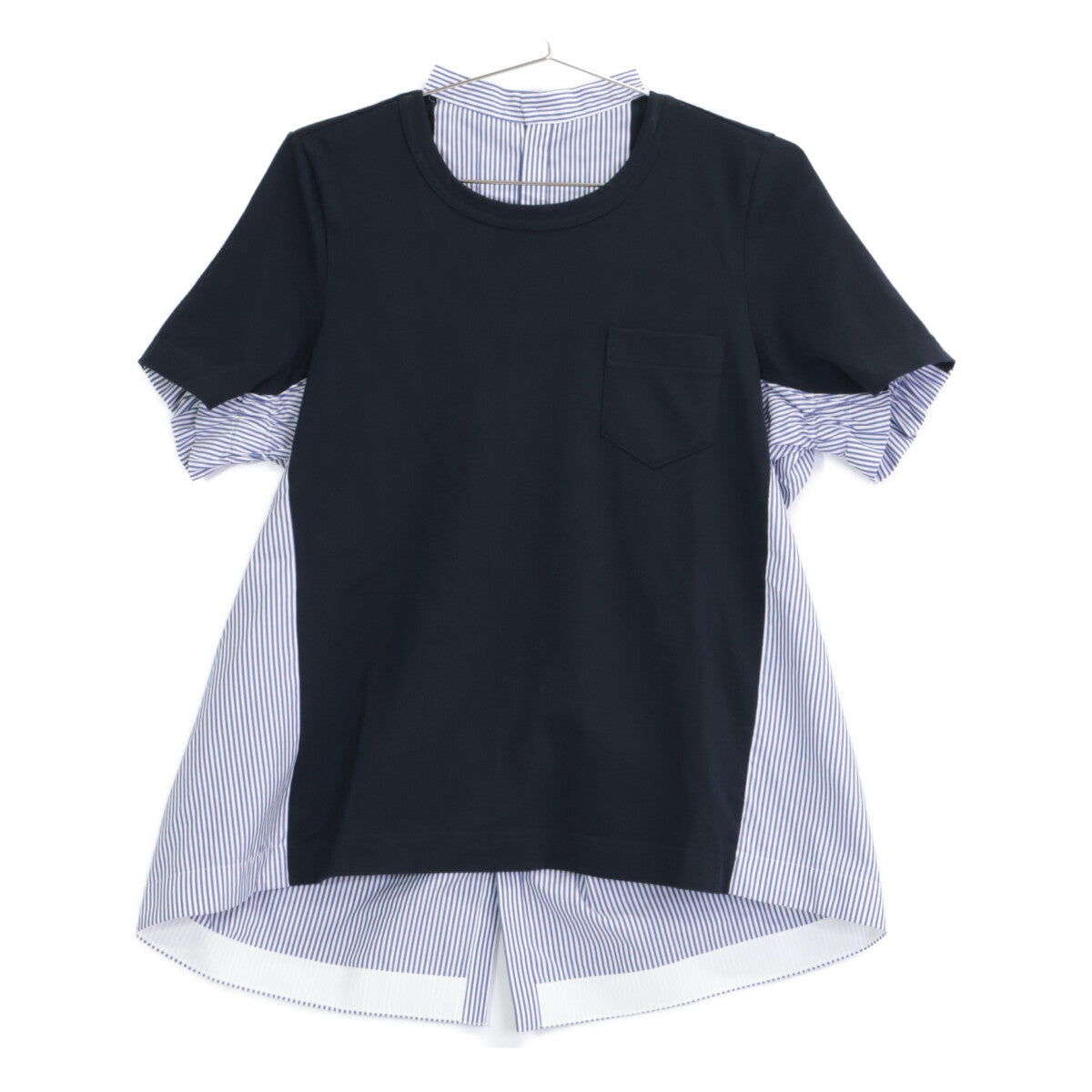 sacai サカイ SCW-087 ﾄﾞｯｷﾝｸﾞ ｶｯﾄｿｰ トップス 1