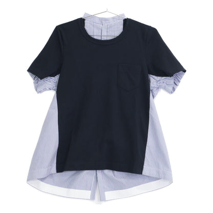 sacai サカイ SCW-087 ﾄﾞｯｷﾝｸﾞ ｶｯﾄｿｰ トップス 1