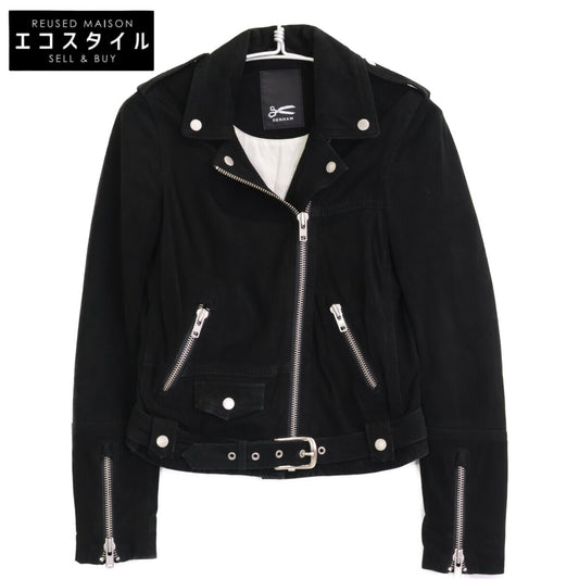 DENHAM デンハム 黒 ﾀﾞﾌﾞﾙﾗｲﾀﾞｰｽｼﾞｬｹｯﾄ ジャケット XS