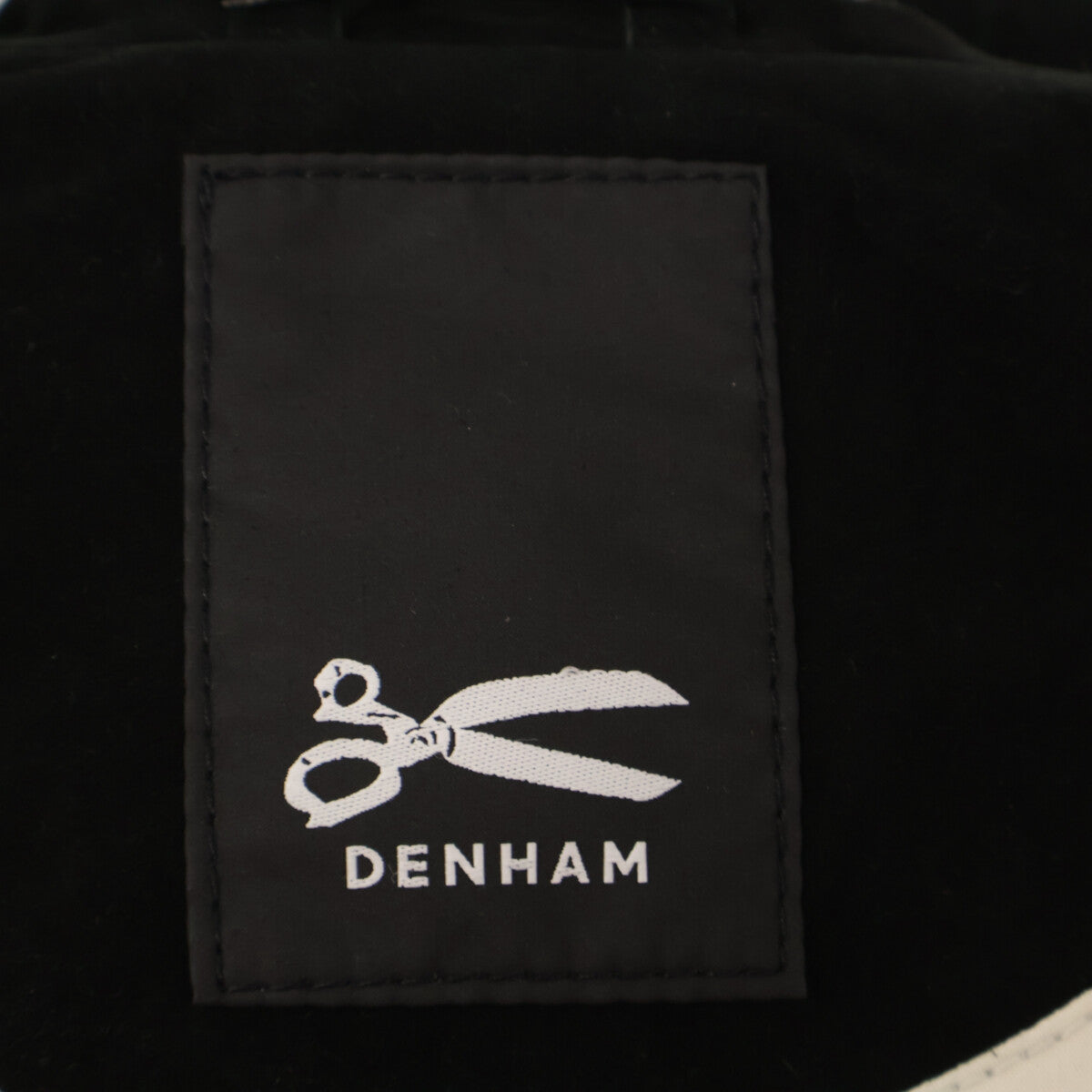 DENHAM デンハム 黒 ﾀﾞﾌﾞﾙﾗｲﾀﾞｰｽｼﾞｬｹｯﾄ ジャケット XS