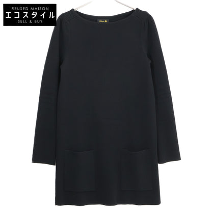 DRAWER ドゥロワー ﾌﾞﾗｯｸ ﾆｯﾄﾜﾝﾋﾟｰｽ ワンピース 2