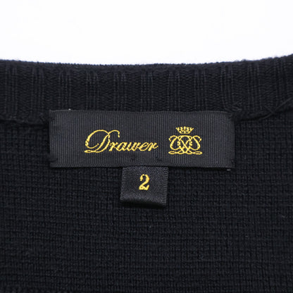 DRAWER ドゥロワー ﾌﾞﾗｯｸ ﾆｯﾄﾜﾝﾋﾟｰｽ ワンピース 2