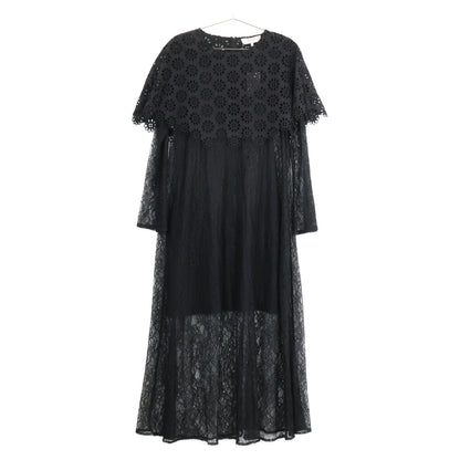 sea NEW YORK シーニューヨーク 25年 ﾌﾞﾗｯｸ R25-127 ﾚｰｽﾜﾝﾋﾟｰｽ ワンピース S